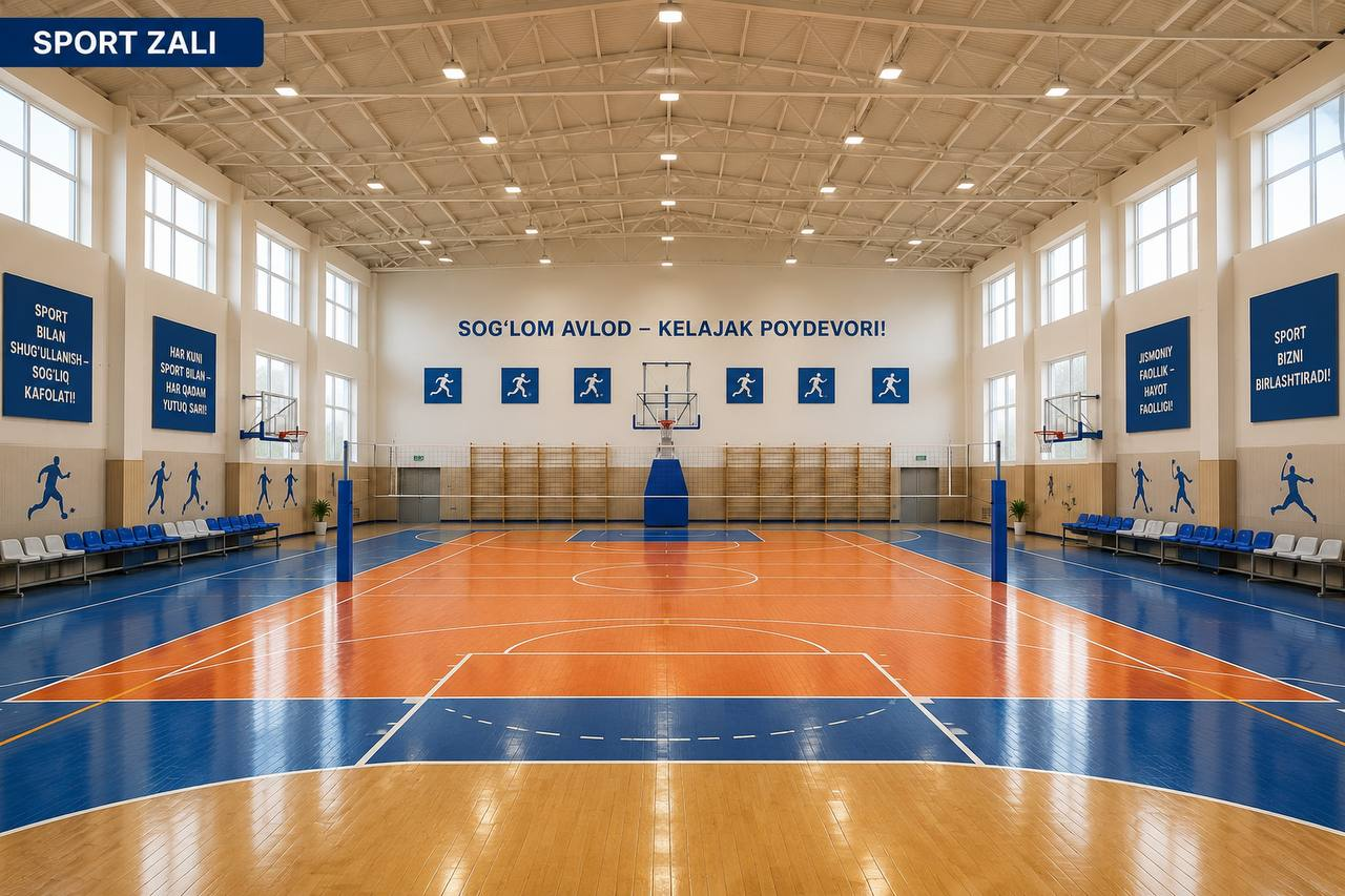 Maktab-internatning adaptiv sport mashg‘ulotlari zali